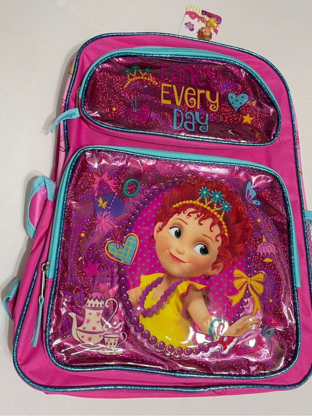 Large Backpack-Disney Fancy Nancy Large 16" Backpack,New With Tag!